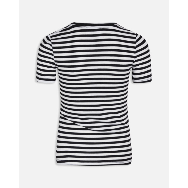 Stripe Shortsleeve White/Black - Bilde 2