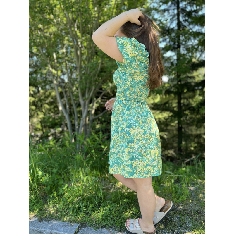 Happy Flower Dress Yellow/Green - Bilde 2