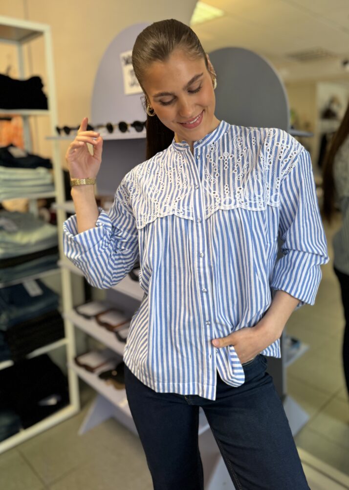 Ilu Shirt Blue/White