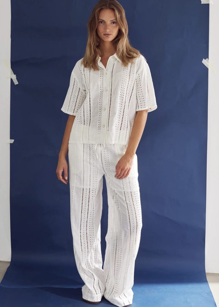 Vacation Pants White