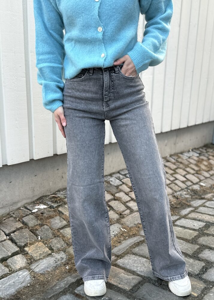 Ollie Soft Wide Jeans Grey