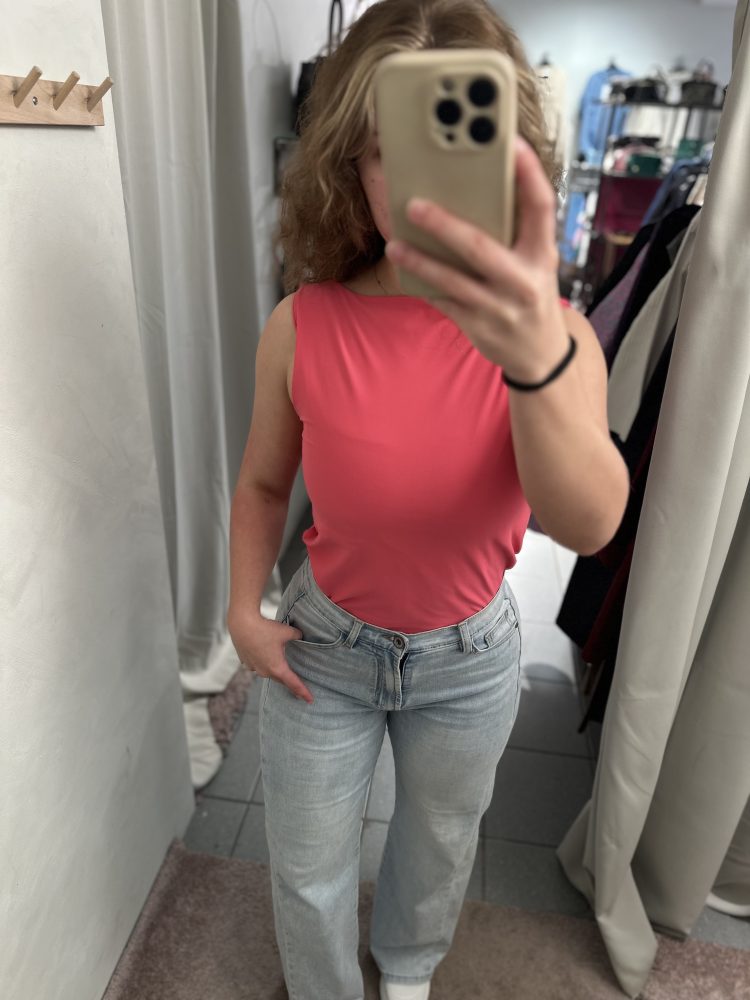 Sara Basic Singlet Rasberry