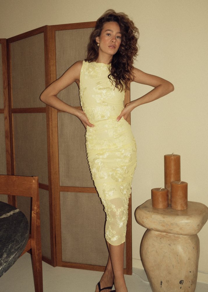 Sutton Love Dress Butter Yellow