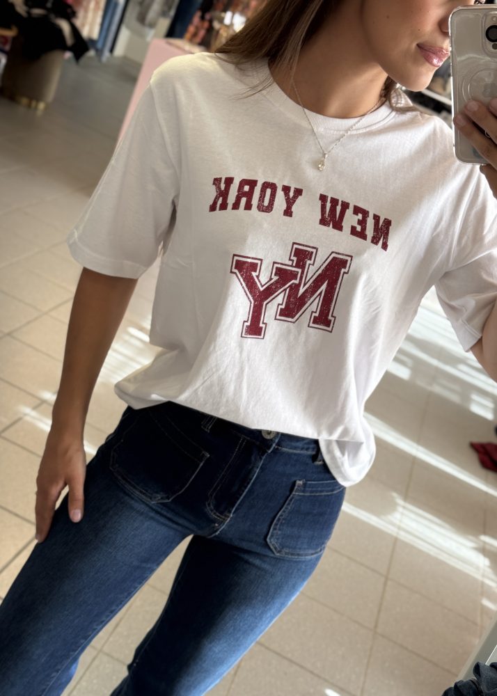 New York Tee White