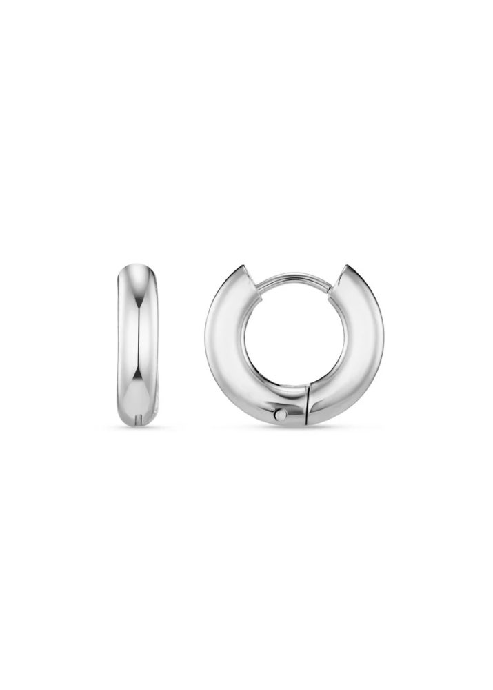 Chubby Hoops Silver