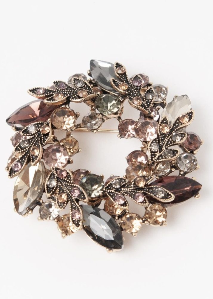 Bling Krans Broche Mix