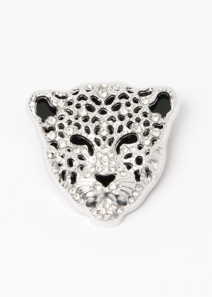 Tiger Broche Silver