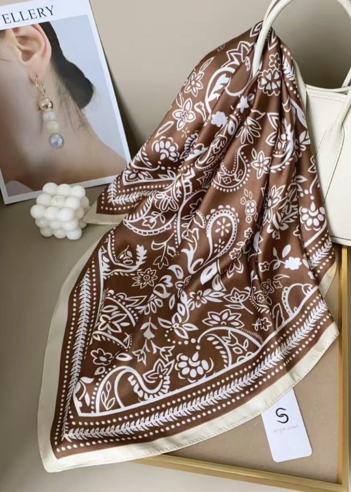PREORDER Brown/White Bandana