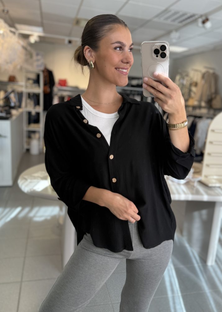 Best Viscose Blouse Black