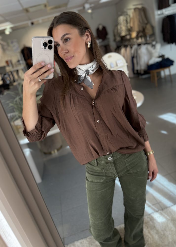 Millie Blouse Brown