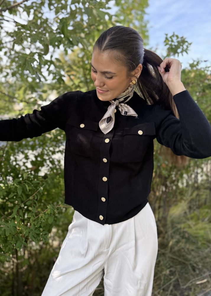 Hedda Cardigan Black