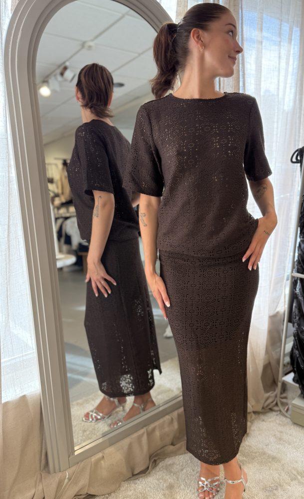 Crochet Skirt Brown