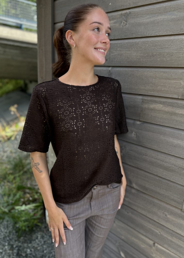 Crochet Top Brown