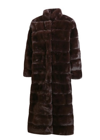 PREORDE Faux Fur Coate Brown