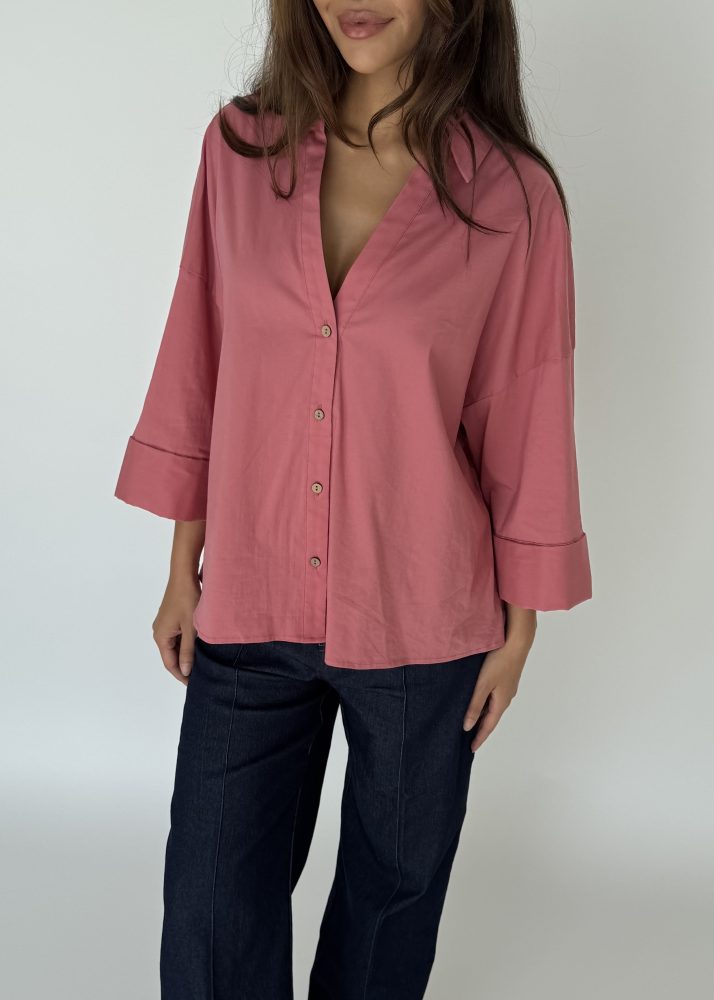 Augusta Shirt Dusty Berry