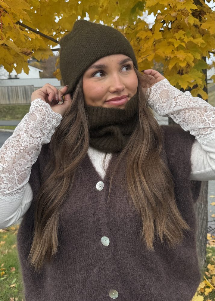 Neckwarmer Oliven