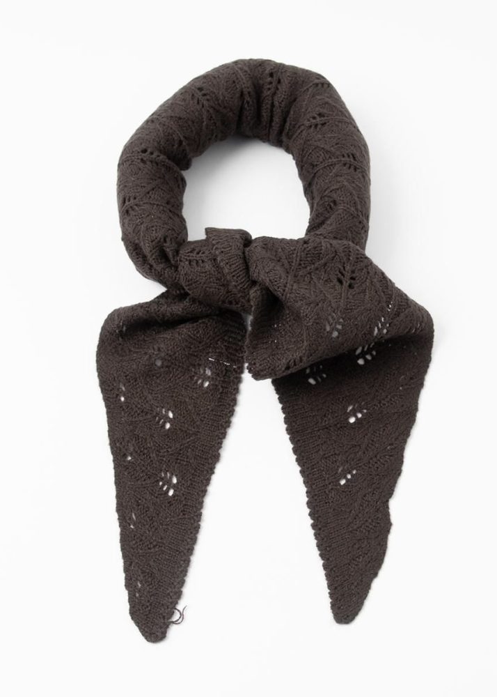 Little Knitted Scarf Brown