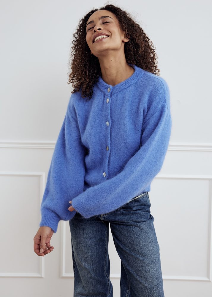 City Life Cardigan Dove Blue