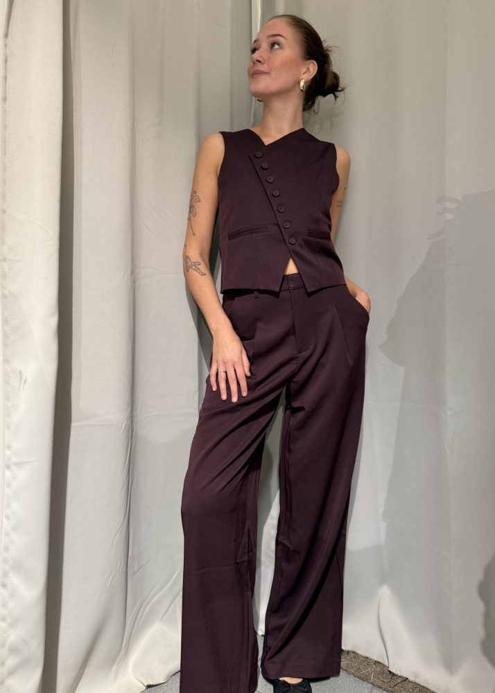 Classy Gavin Pants Bordeaux