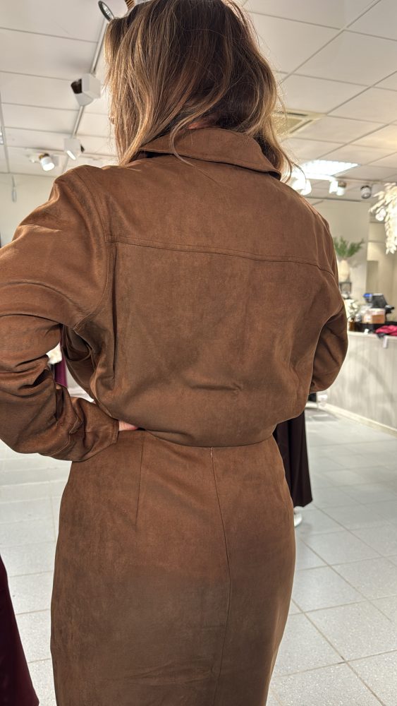 Suede Jacket Brown - Bilde 2