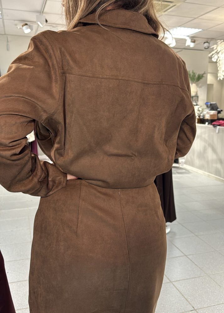 Suede Skirt Brown - Bilde 3