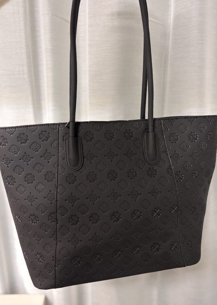 Henriette Veske m mønster - Svart