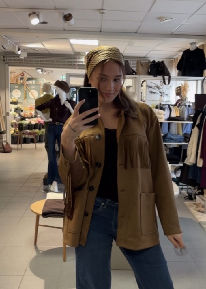 Willa Fringes Faux Seuede Jacket